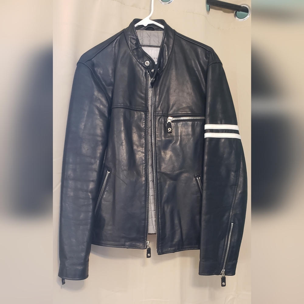 Genuine Leather Moto Jacket